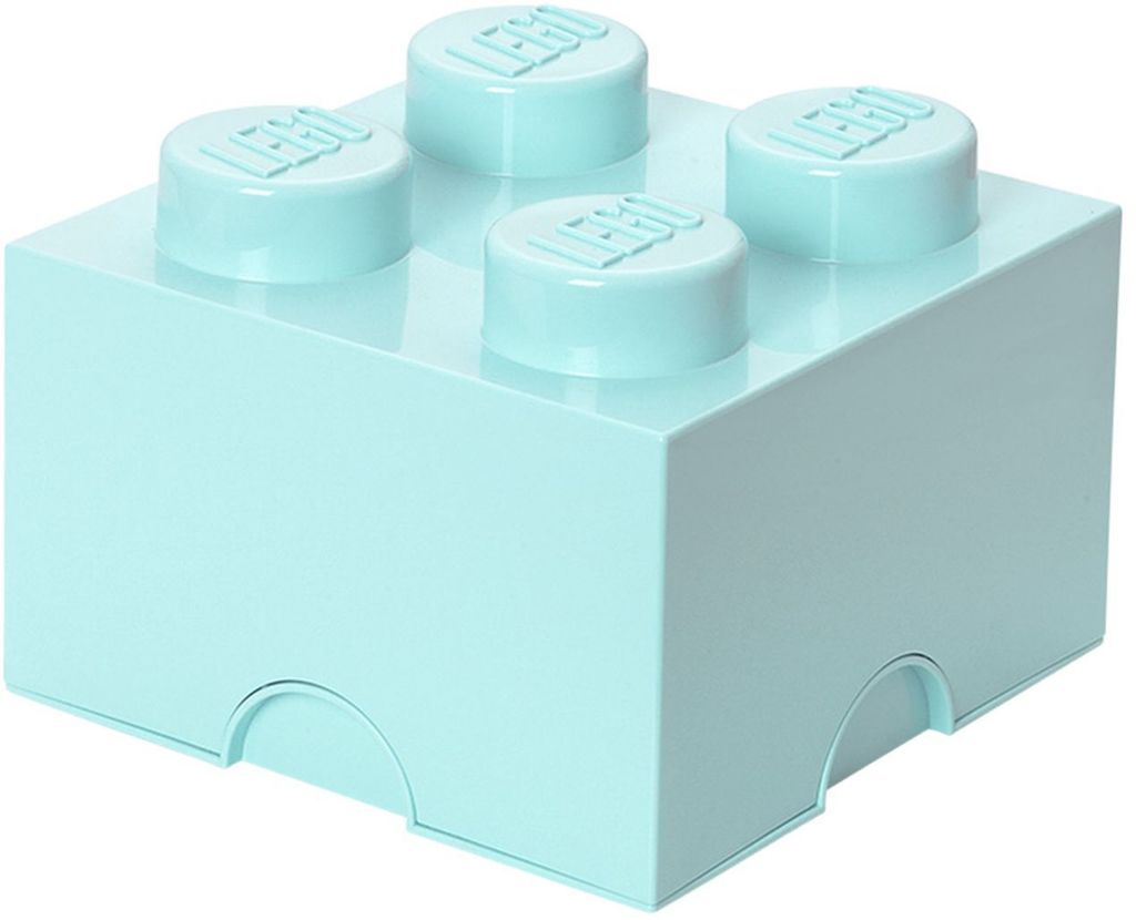 LEGO Storage Brick 4 aqua (blau)
