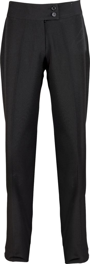 Premier Damen Hose Iris, gerades Bein RW2145 (46 x R) (Schwarz)