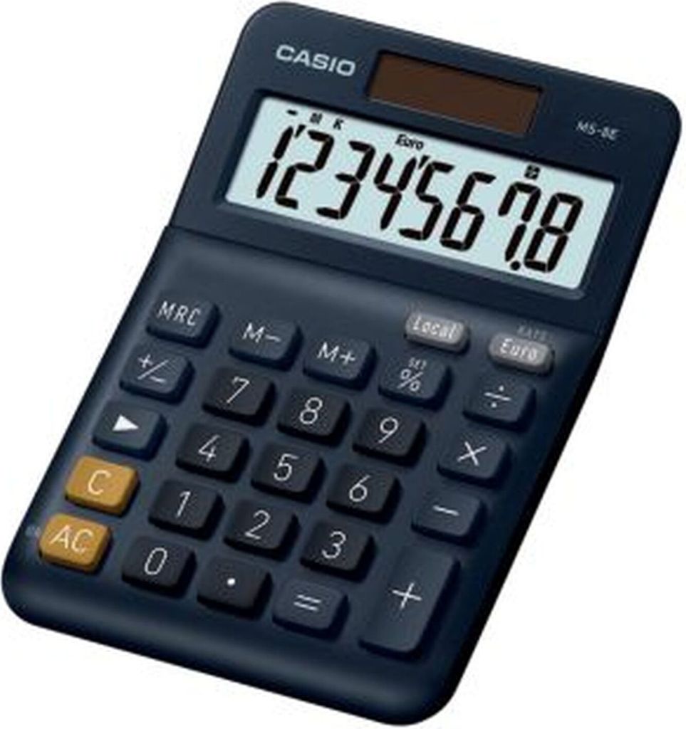 Casio MS-8E, Desktop, Display-Rechner, 10 Ziffern, Akku, Produktbild 