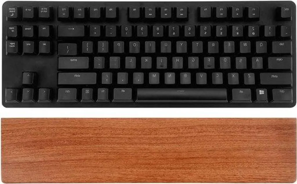 Repose-poignet bois : fini les douleurs sur clavier Razer et Logitech