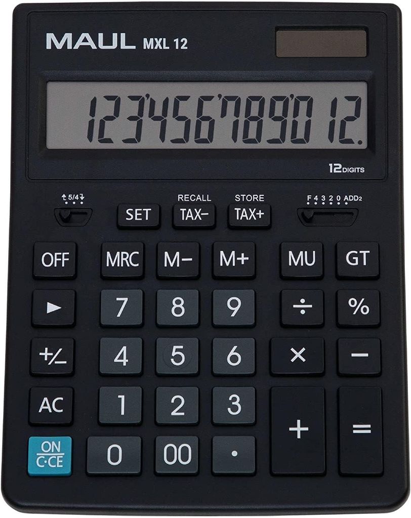 MAUL Calculatrice de bureau MXL 12 affichage LCD 1 ligne, Image du produit 