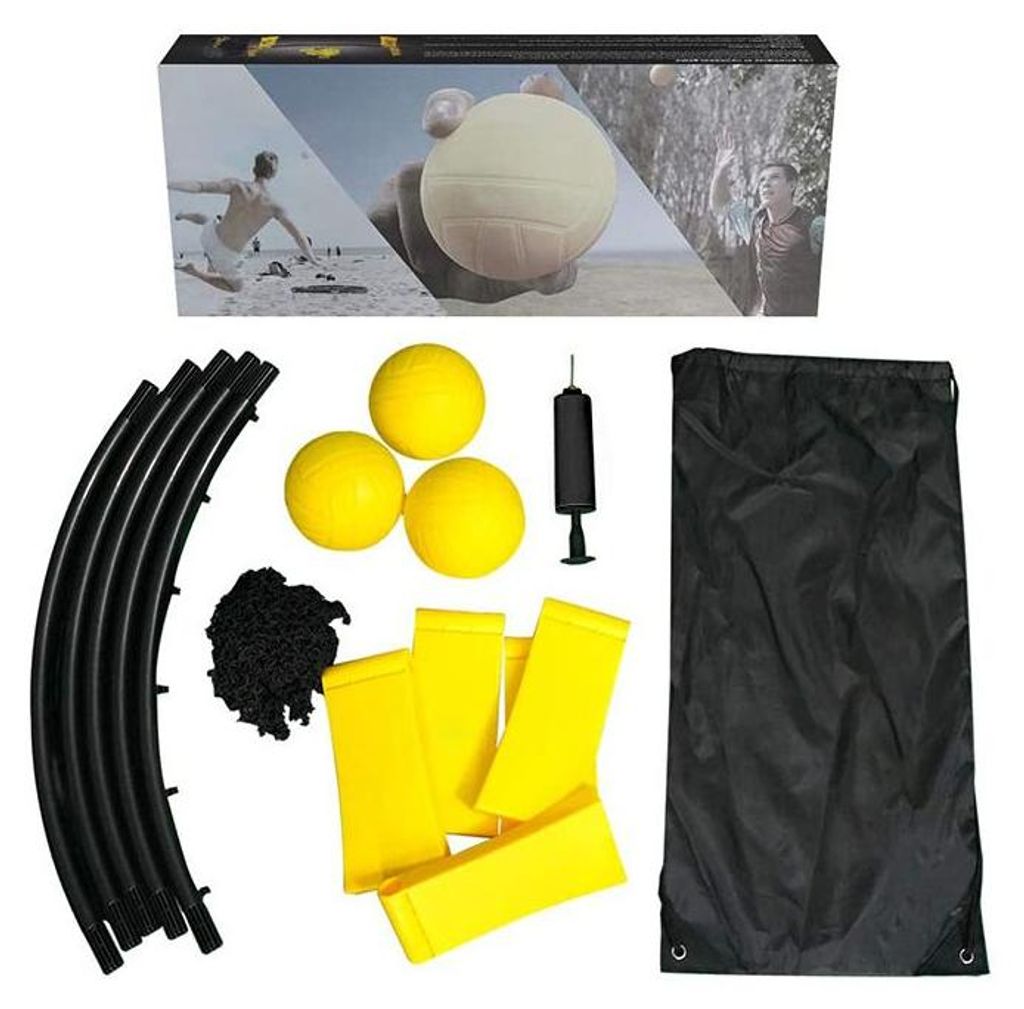Einfaches Beachvolleyballnetz 90 x 90 cm, tragbares Beachvolleyballnetz für den Außenbereich, Freizeit- und Unterhaltungs-Volleyballnetz