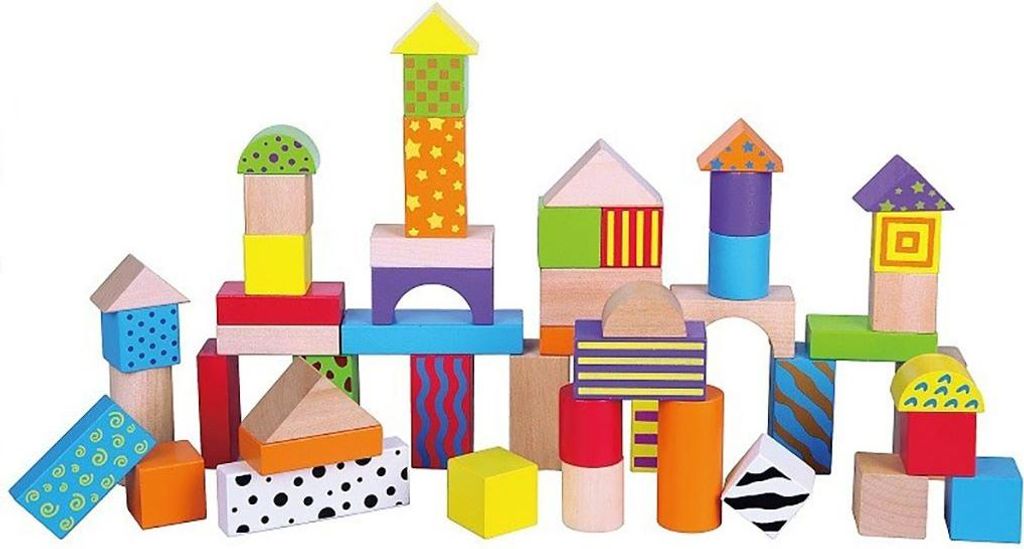 The Original Toy Company Wooden Blocks, 2 Jahr(e), 50 Stück(e), Holz