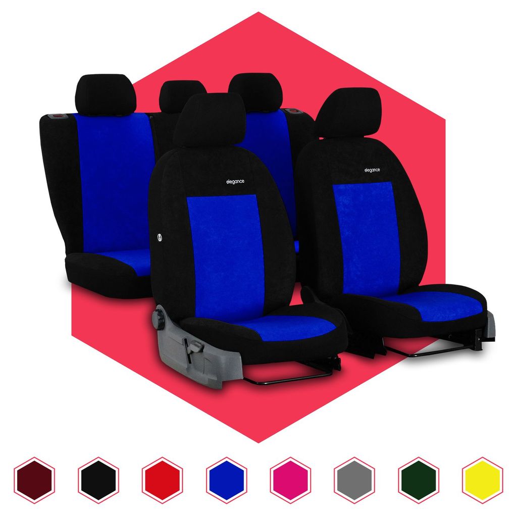 Für VW Touran Schonbezüge Sitzbezug Sitzbezüge Schwarz Blau Vorne 1+1
