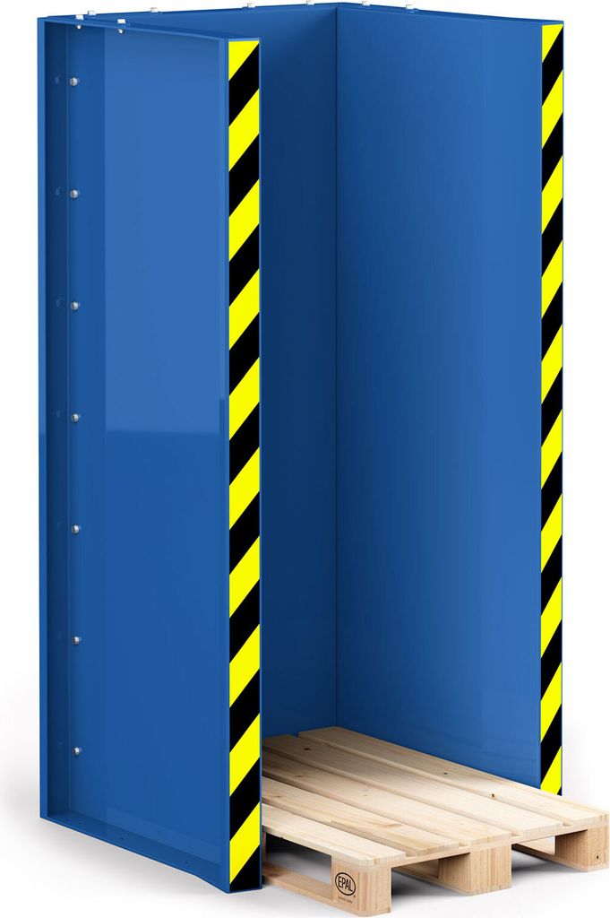 RR Industrietechnik Paletten Stapel Station RPS-15 BxTxH 1020x945x2145 mm RAL 5010 Enzianblau