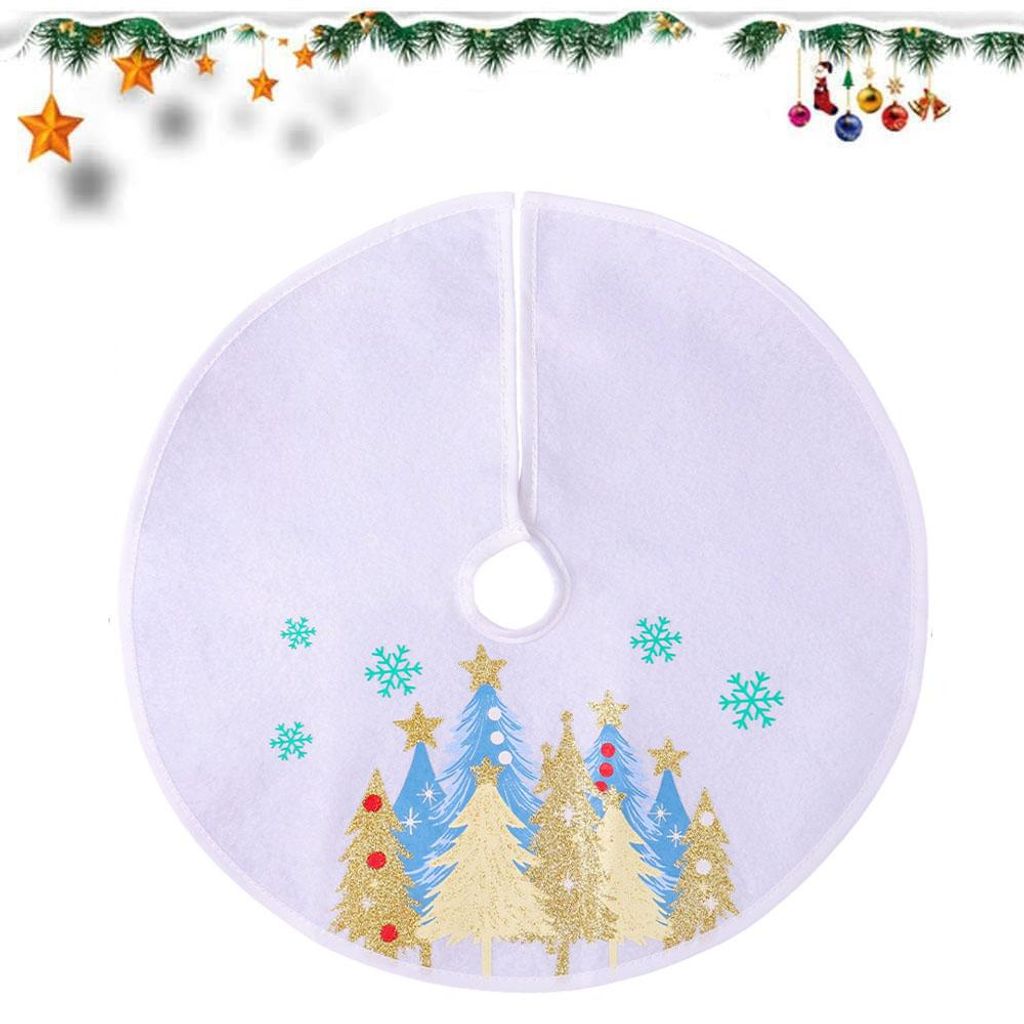 42,5 cm, cubierta para árbol de Navidad - Alfombra de felpa Imagen del producto 