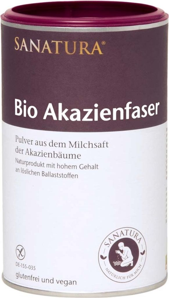 Sanatura -Akazienfaser 180g Pulver - glutenfrei, vegan Produktbild 