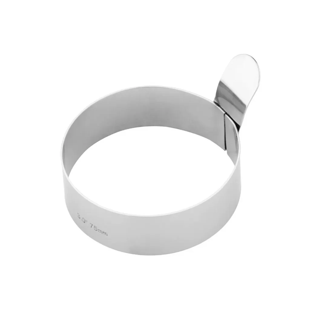 Anello Uovo Vogue per Griglia e Smash Burger: Robusto e Inox - 2