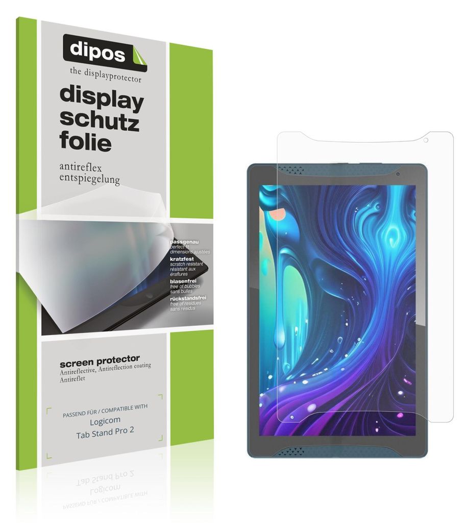 2x Schutzfolie für Logicom Tab Stand Pro 2 matt Produktbild 