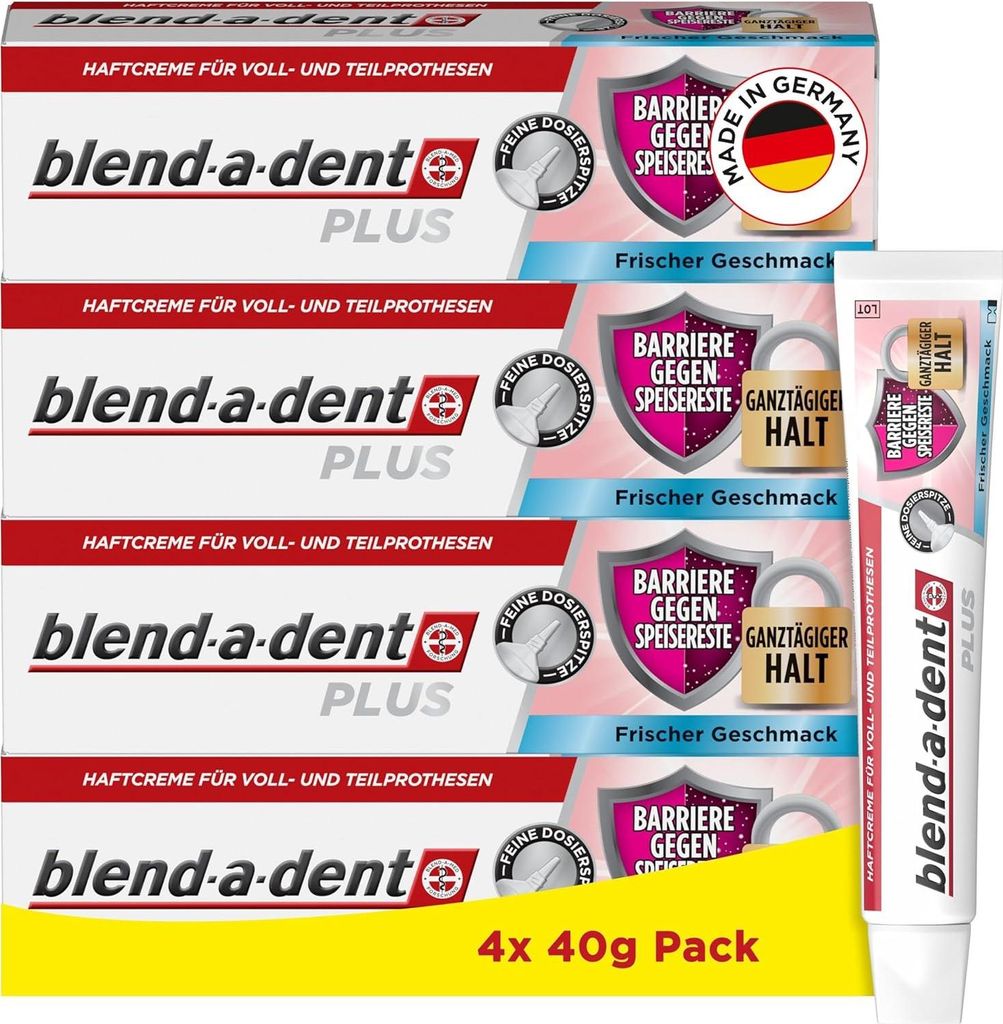 Blend-a-dent Plus Frisch mátová, svěží chuť 4x40 g Obrázek produktu 