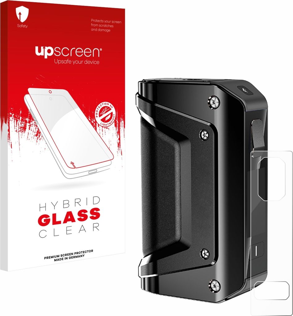 upscreen Schutzglas für GeekVape Aegis Legend 3 Schutzfolie Panzer Folie Glas Display Schutz klar