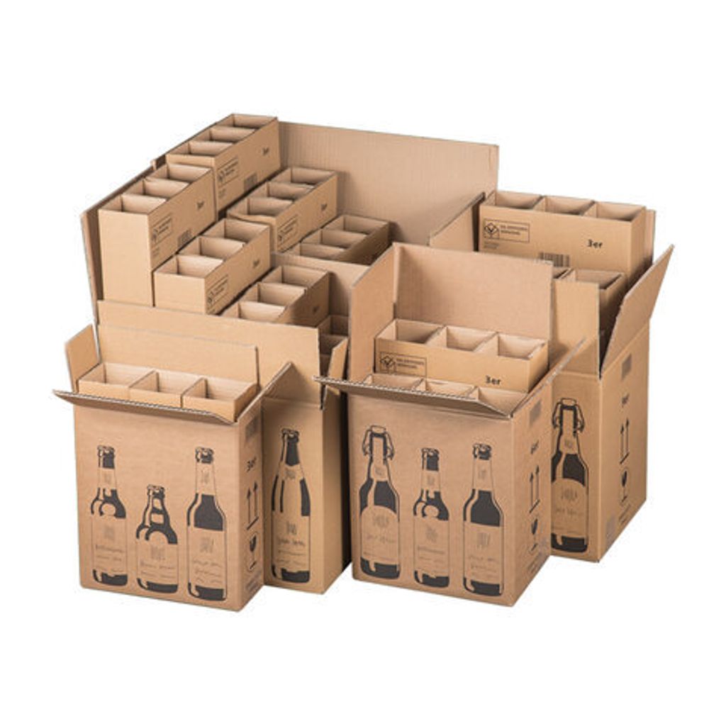 5x Bierversandkarton für  6 Bierflaschen mit DHL Produktbild 
