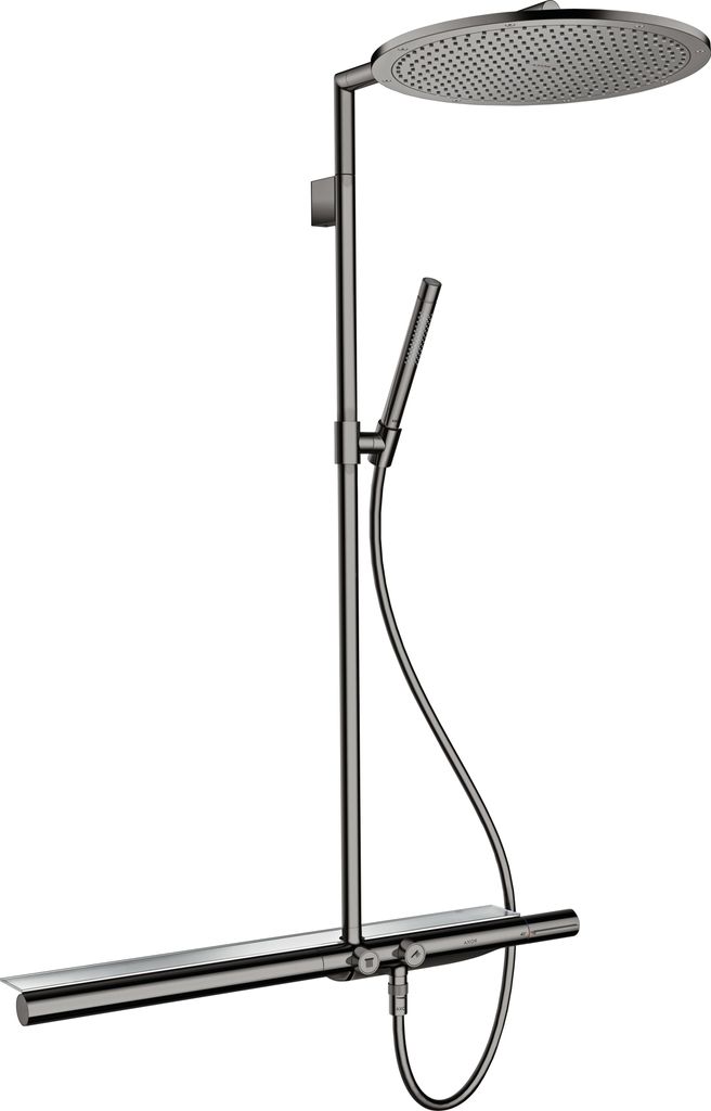 hansgrohe AXOR ShowerSolutions Showerpipe mit Thermostat 800 und Kopfbrause 350 1-jet, 27984330