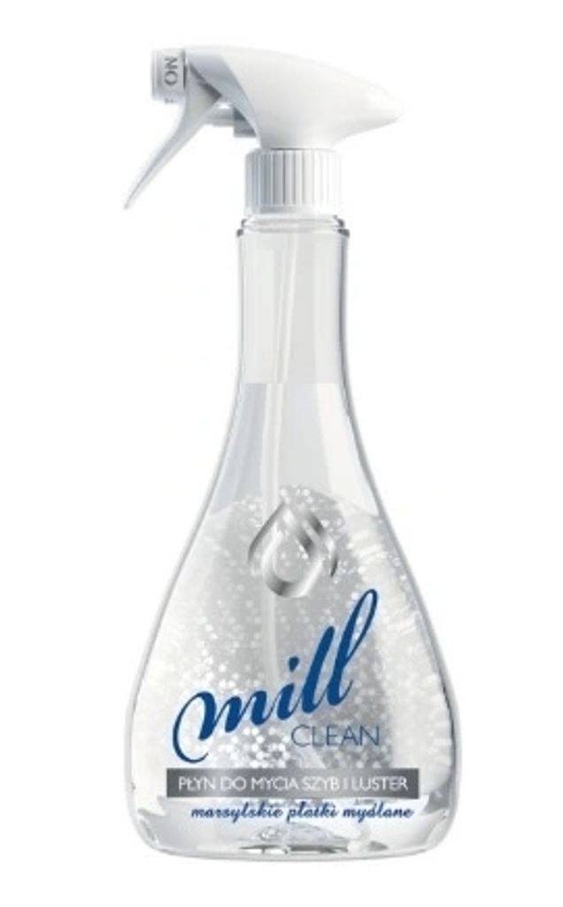 Premium Glas- und Spiegelreiniger mit Marseilleseifenflocken - Streifenfreier Glanz, 555 ml