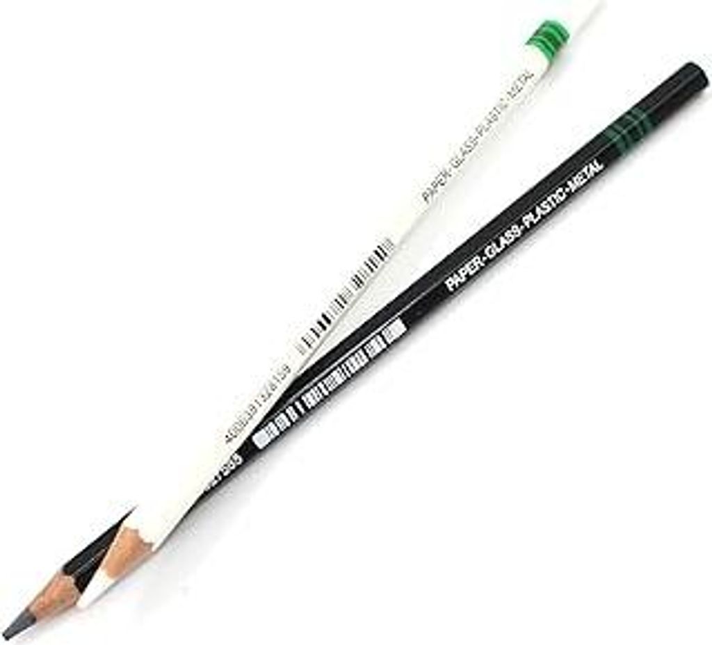 Fettstift Set abwischbar, Markieren auf Folien Lack Glas Metall und glatten Flächen T017