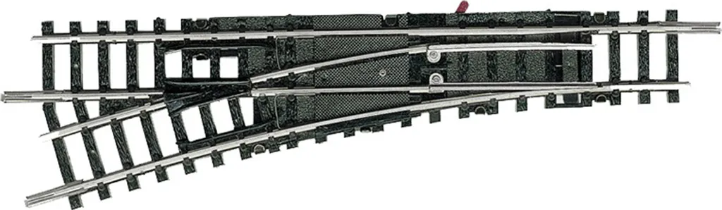 Aiguillage manuel gauche R4 Minitrix 14954 pour rails échelle N 1/160