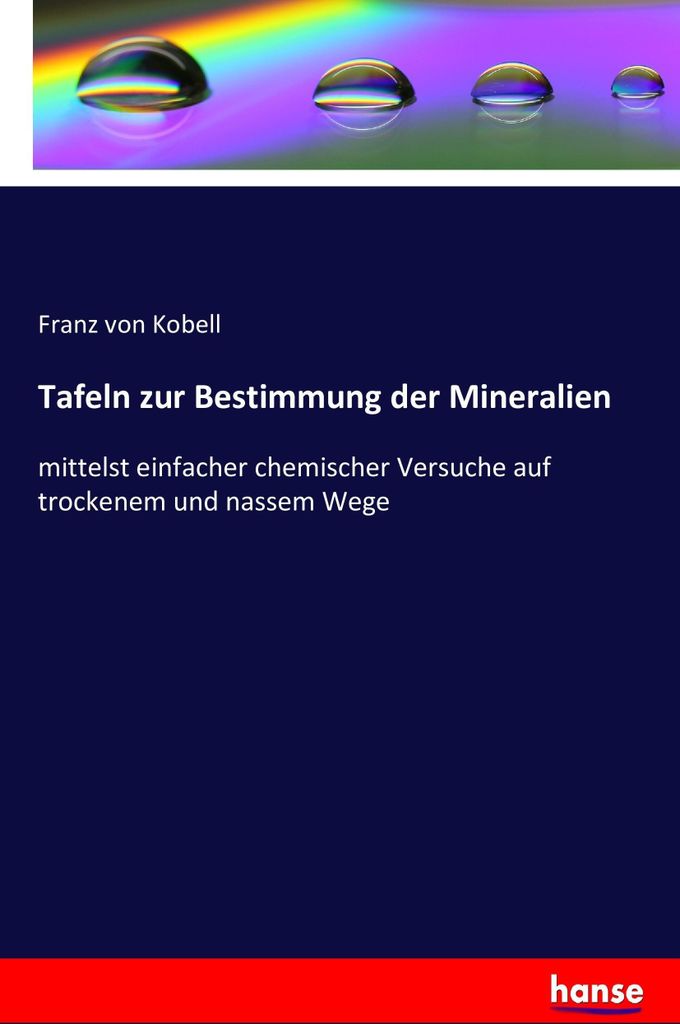 Tafeln zur Bestimmung der Mineralien
