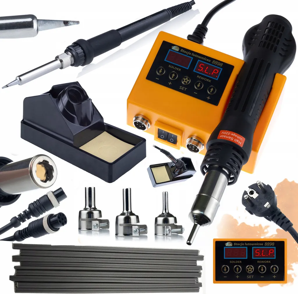 Riparazione Paraurti Auto con Rosfix OH660 Stazione Aria Calda