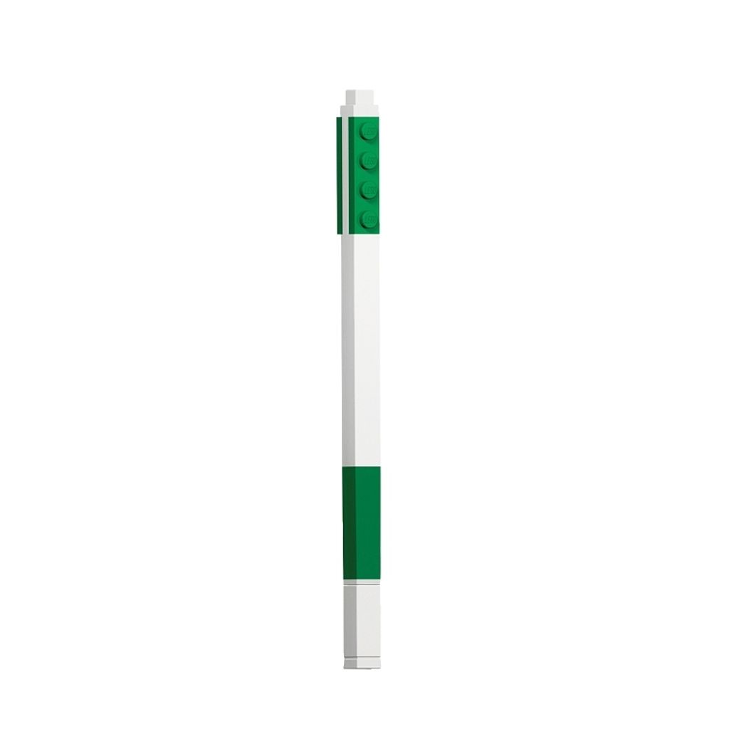 A single green and white pen is shown against a white background.