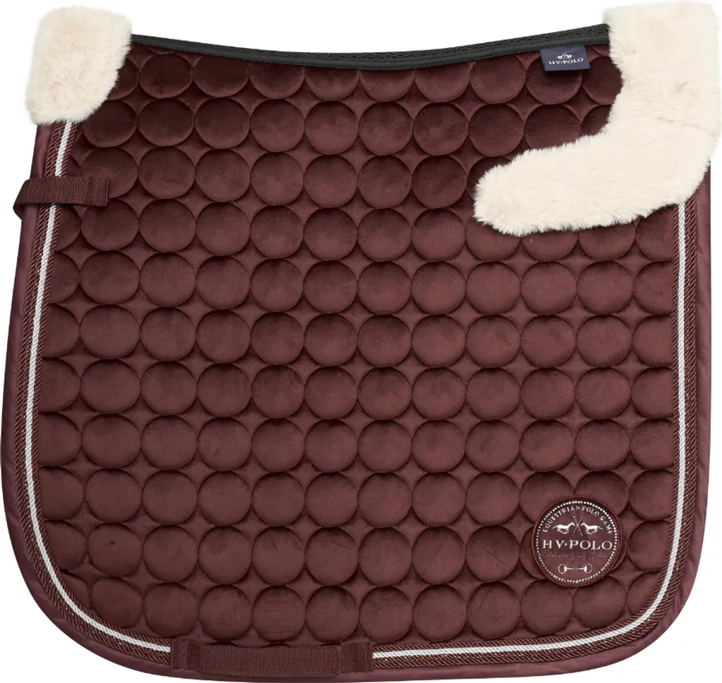 Tapis de dressage HV POLO Furry Luxury Berry - Confort et Style Dressage