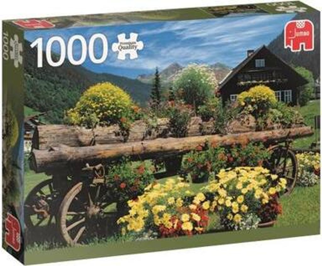 Jumbo 18335 - Alpenblumen - Neu - 1000 Teile