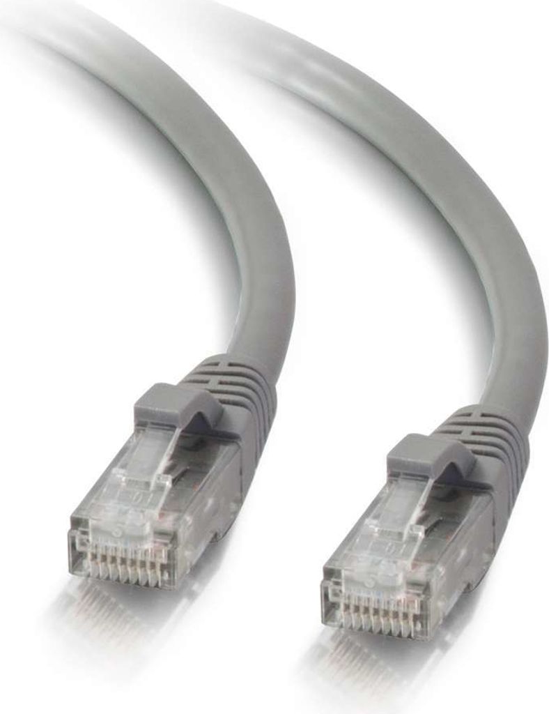 C2G Cat5E 350MHz Snagless Patch Cable Grey 2m, 77 g