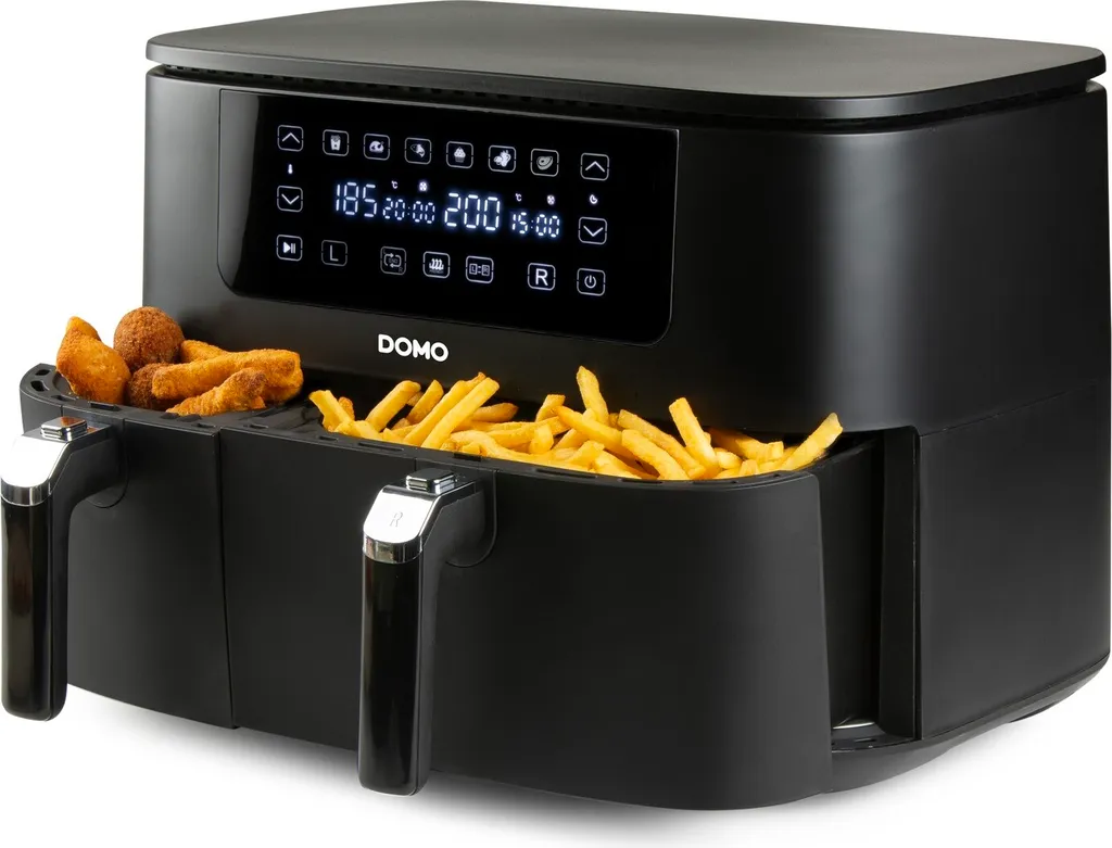 Friteuse à air chaud double DOMO DO546FR - Air Fryer Digital 3+6 L