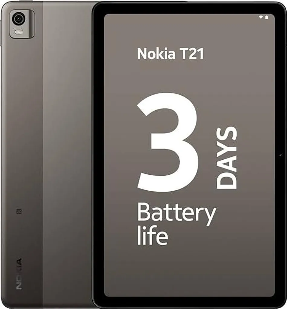 Tablette Nokia T21 LTE Idéale pour le Télétravail et les Études 128 Go