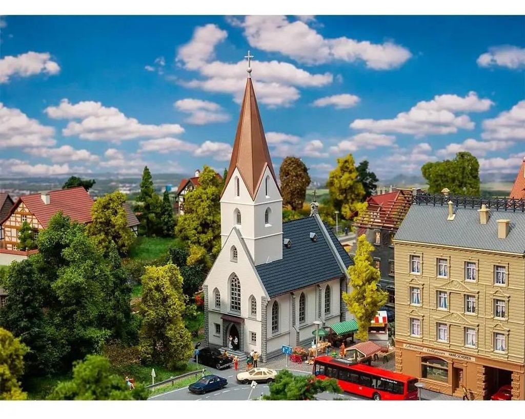 Faller FA232319 Stadtkirche, Mehrfarbig