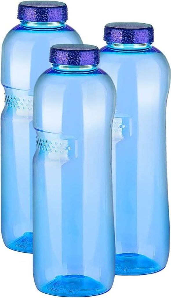 kavodrink 3 x 1 Liter Tritan Trinkflasche - BPA frei