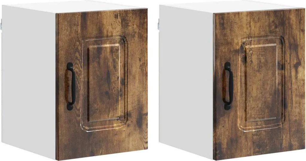 Kalmar Set 2 Pensili Rovere Affumicato 30x40 - Trasforma la tua Cucina