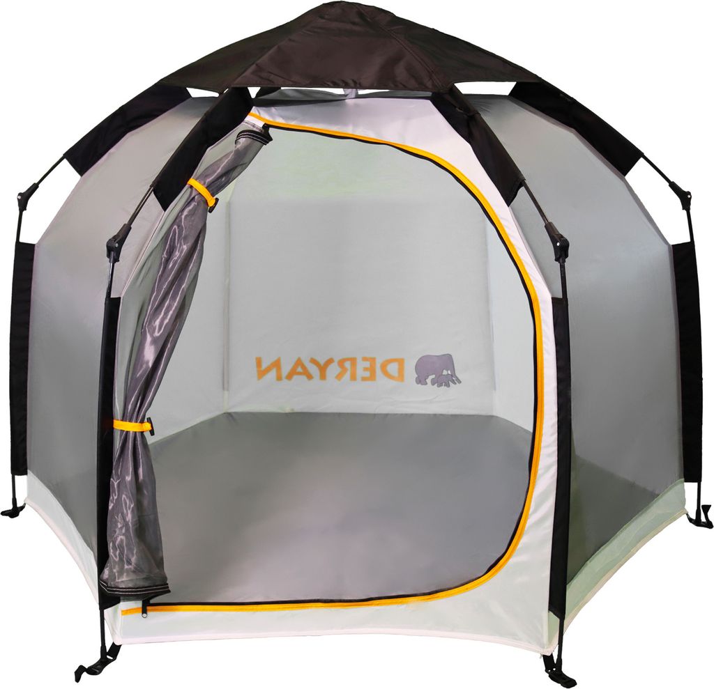 DERYAN Up To Go Kinderbox - Tragbare Kinderbox - Pop-Up-Reisebox - Strandzelt - Creme