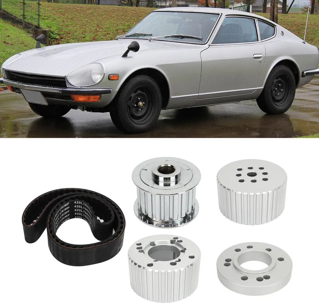 Kit Pulegge Alluminio PC2258 Big Block Mopar 383-440 Argento