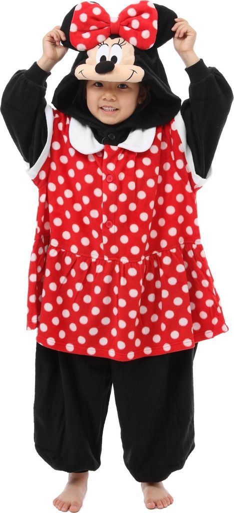 Minnie Maus Kigurumi Kindergröße: 122-134