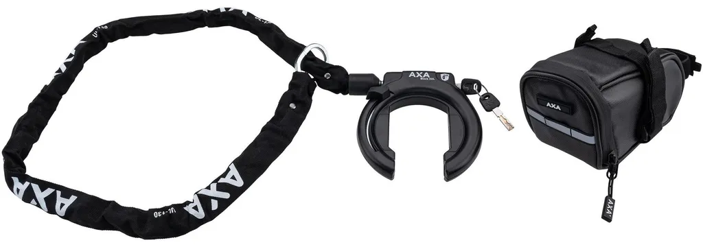 Antivol de Cadre pour Vélo AXA Block XXL et Chaîne de Liaison 100 cm