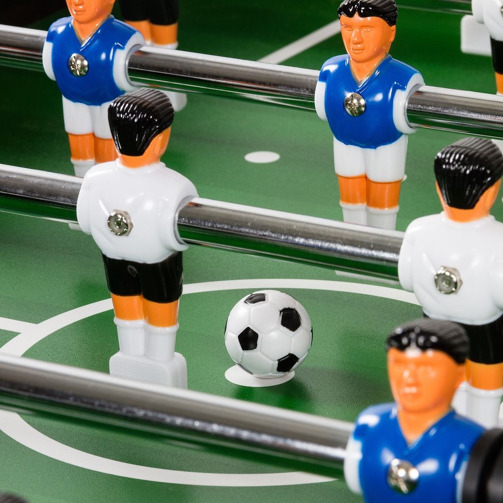 Profi Tischfußball Leeds Kicker Braun Tischkicker Produktbild 6