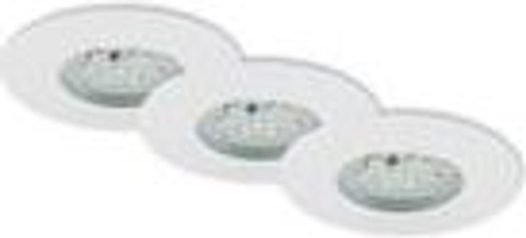 LED Einbauleuchten Dimmbar 3er Set IP44 5,5 W weiß Produktbild 