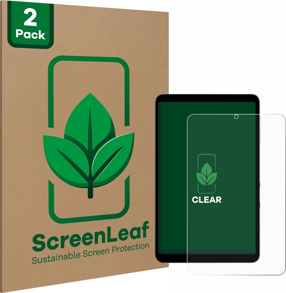 2x ScreenLeaf Schutzfolie für Alldocube iPlay 50 mini Pro nachhaltiger Displayschutz Display Schutz Folie Klar Transparent