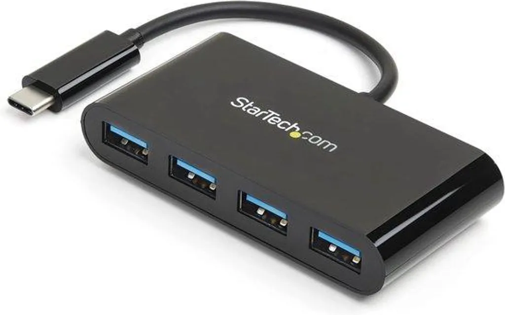 Hub USB 3.0 compact pour connecter clé USB et souris sur USB-C