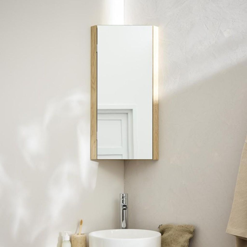 CLEO Eckbadezimmerschrank 25,2x70x25,2 cm für Produktbild 