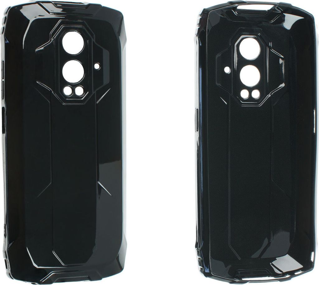 caseroxx Schutz-Hülle TPU-Hülle kompatibel mit Blackview BV9300, Gummi Handy Tasche schwarz