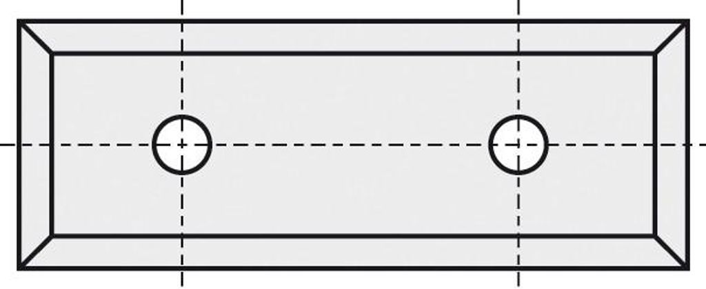BRÜCK HW-WP 29,5 x 7 x 1,5 mm HC05 mit 4 Schneidkanten | 62030007