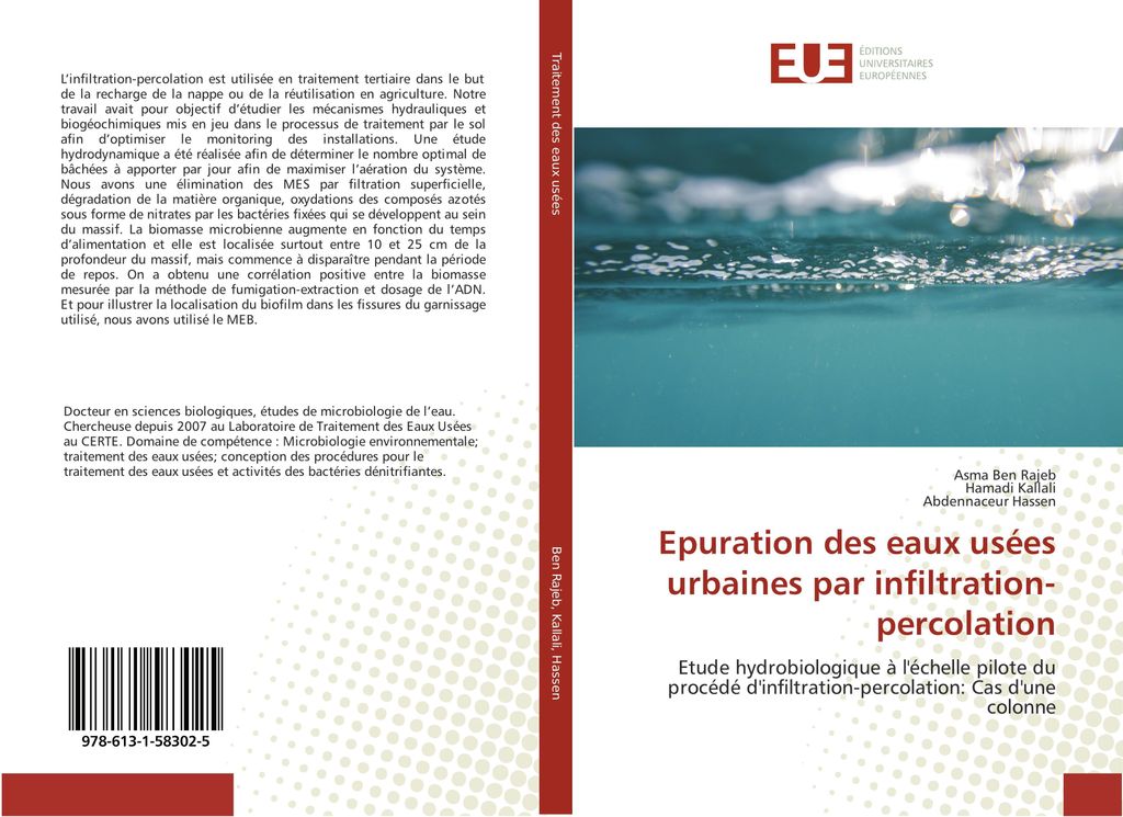 Epuration des eaux usées urbaines par infiltration-percolation