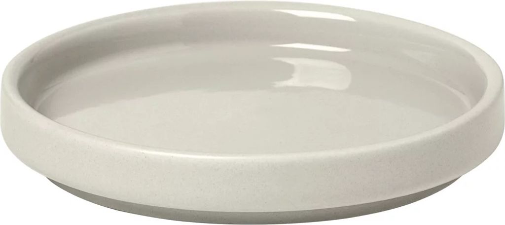 Blomus Pilar Teller, Speiseteller, Essteller, Geschirr, Keramik, Moonbeam, 10 cm, 63988