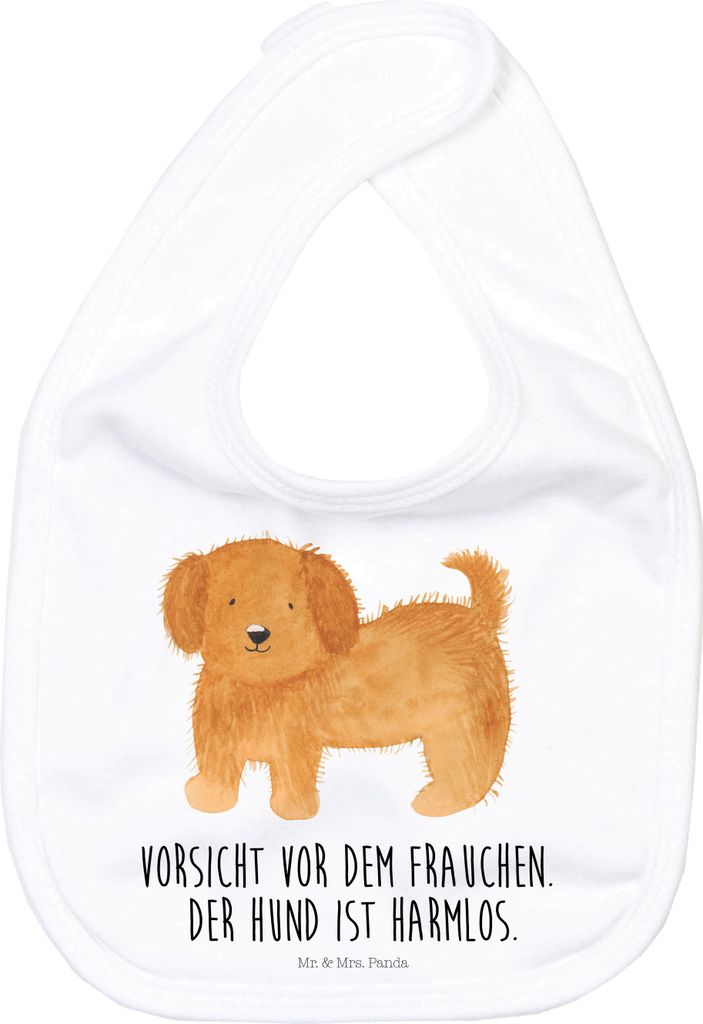 Mr. & Mrs. Panda Sabberlätzchen Hund Flauschig - Weiß - Geschenk, Hunde, Witzig, Kinderlätzchen, Frauchen, Schlabberlatz, Lätzchen Für Babys, ...