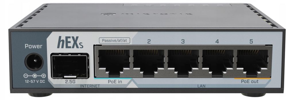 Mikrotik E60IUGS, Ethernet WAN, Gigabit Ethernet, Czarny Zdjęcie produktu 