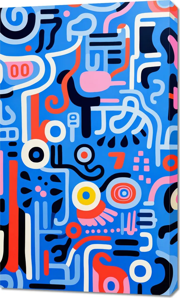 Offerta Quadro 60x100 Eco Ritmico - Arte Digitale per Ufficio