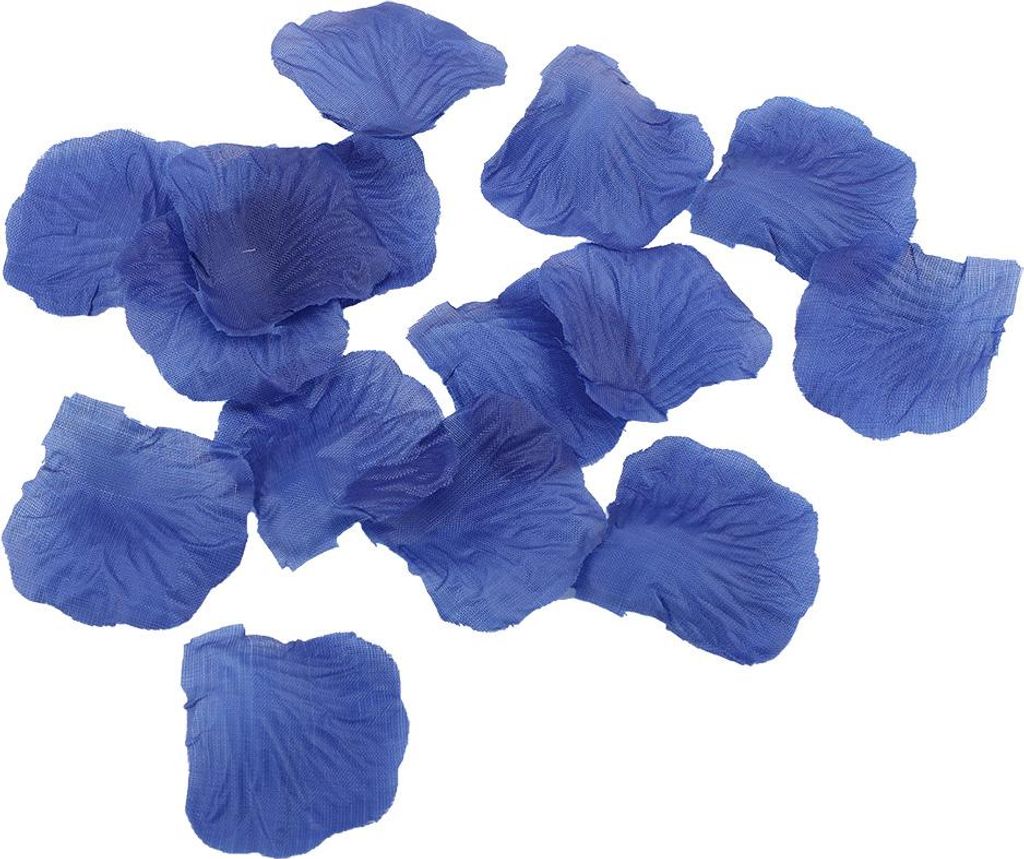 1000pcs Seidenblumenblätter Simulation Rosenblatt für Hochzeit Tischdekoration (tiefblau)