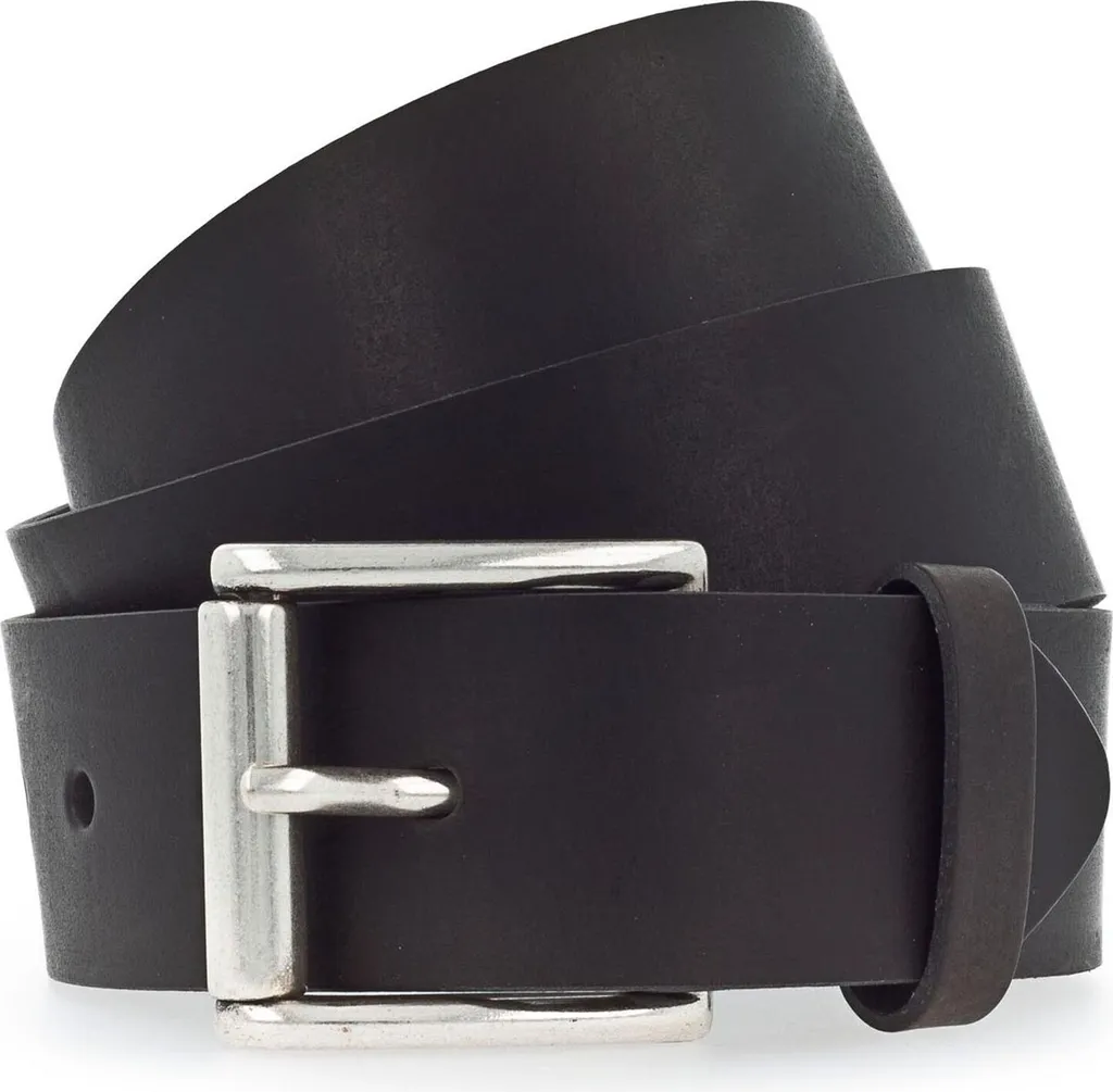 Vanzetti Pelle Cintura 40mm Marrone Scuro - Vera Pelle Full Leather W100