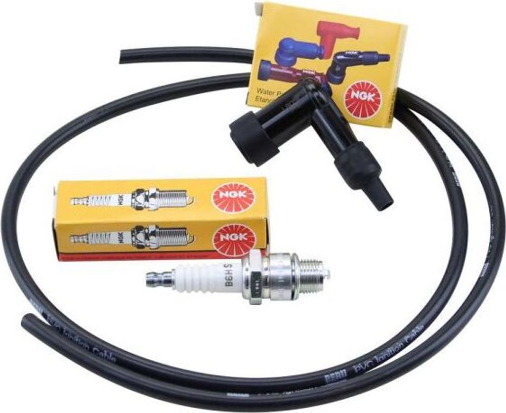 Hercules Prima M 2 3 4 5 Zündkerzenstecker "NGK" Zündkabel Zündkerze NGK B6HS Zündung